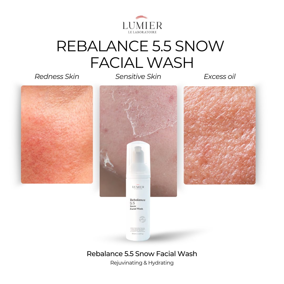 Rebalance 5.5 Snow Facial Wash – 60ml