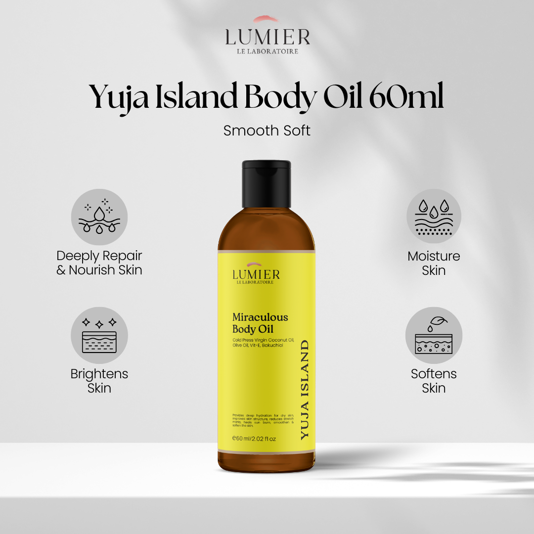 Yuja Island - Miraculous Body Oil 60ml dan 250ml