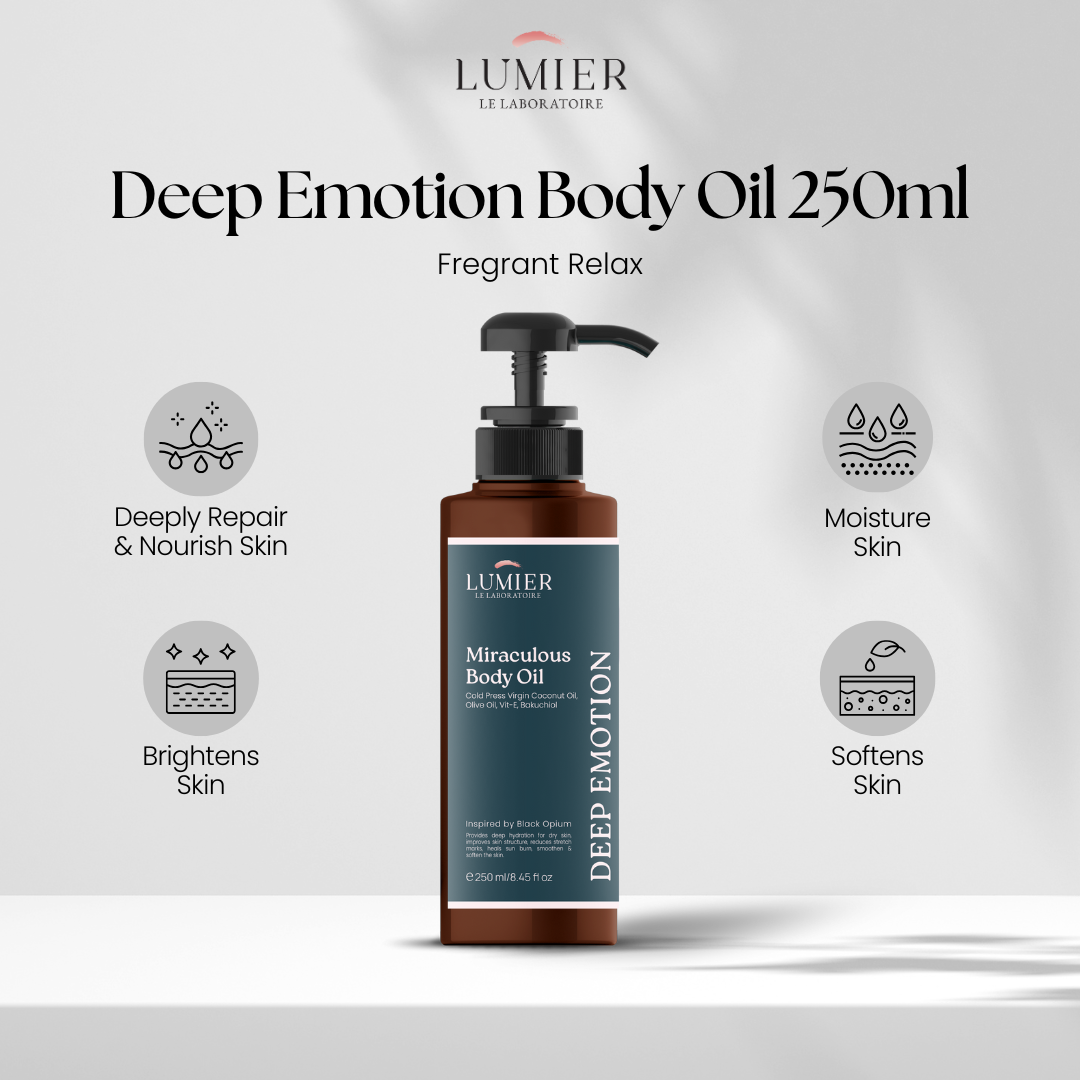 Deep Emotion - Miraculous Body Oil 60ml dan 250ml